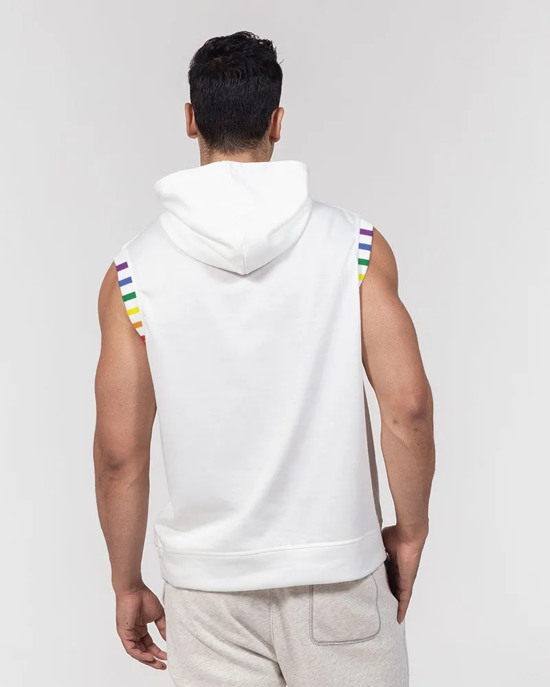 Rainbow Pride Premium Heavyweight Sleeveless Hoodie