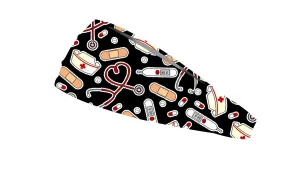 RAVEbandz The Pro - Wide Stretch Headband (Nurse Life)