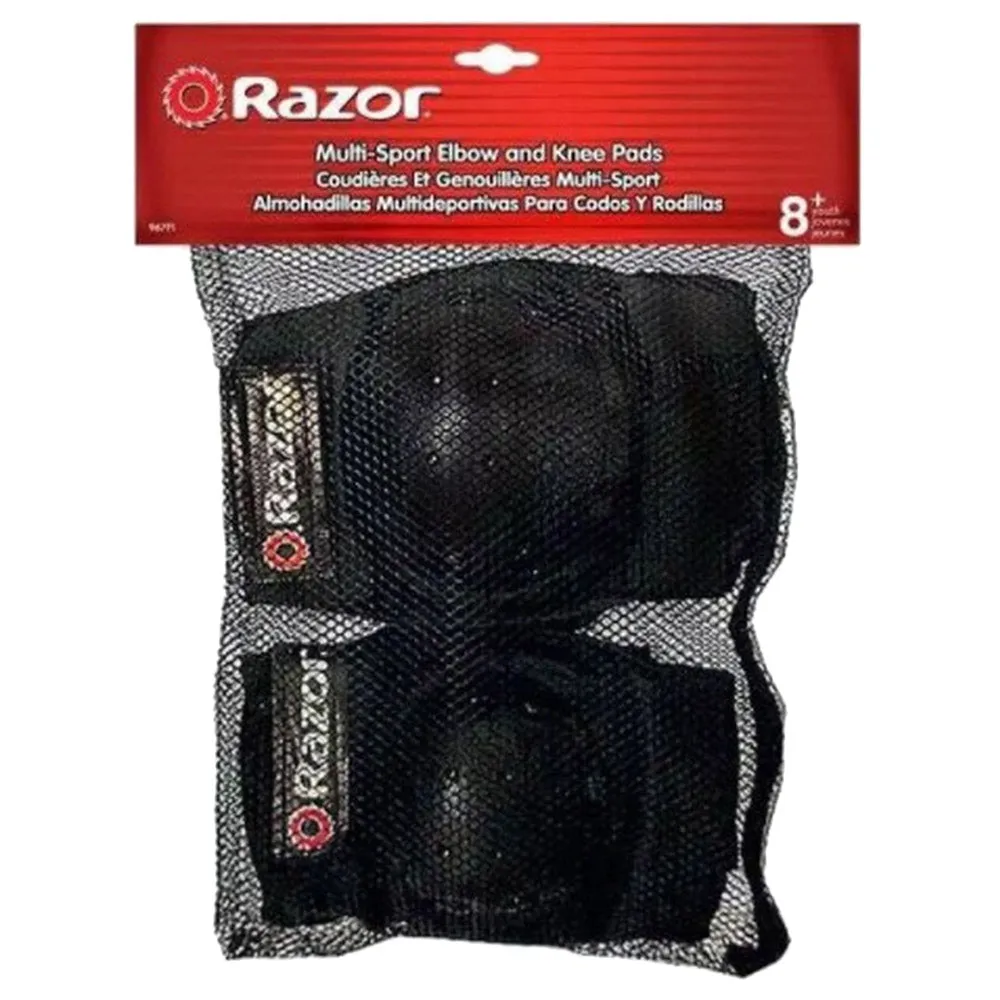 Razor Child Elbow & Knee Pads Black