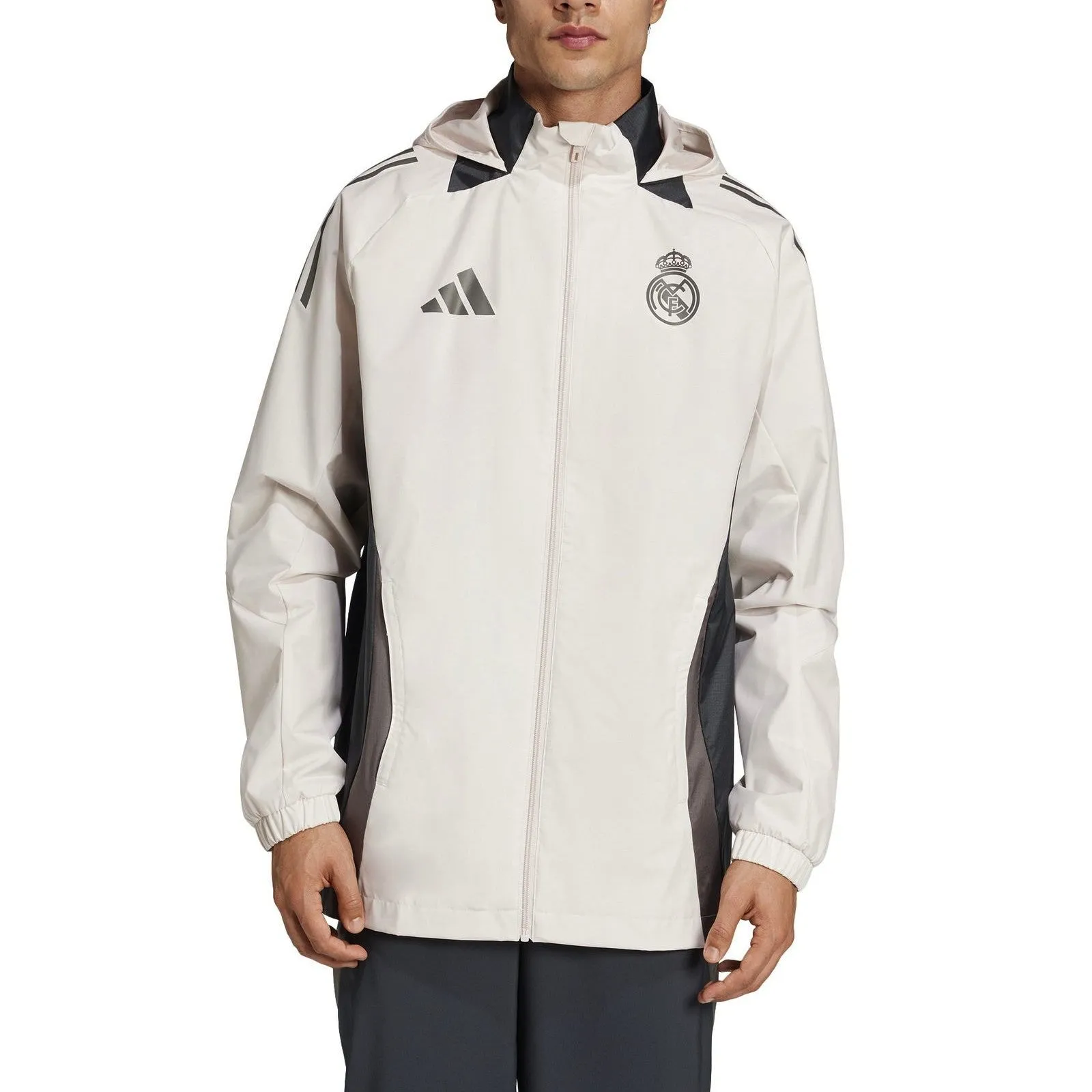 Real Madrid UCL soccer training rain jacket 2024/25 - Adidas