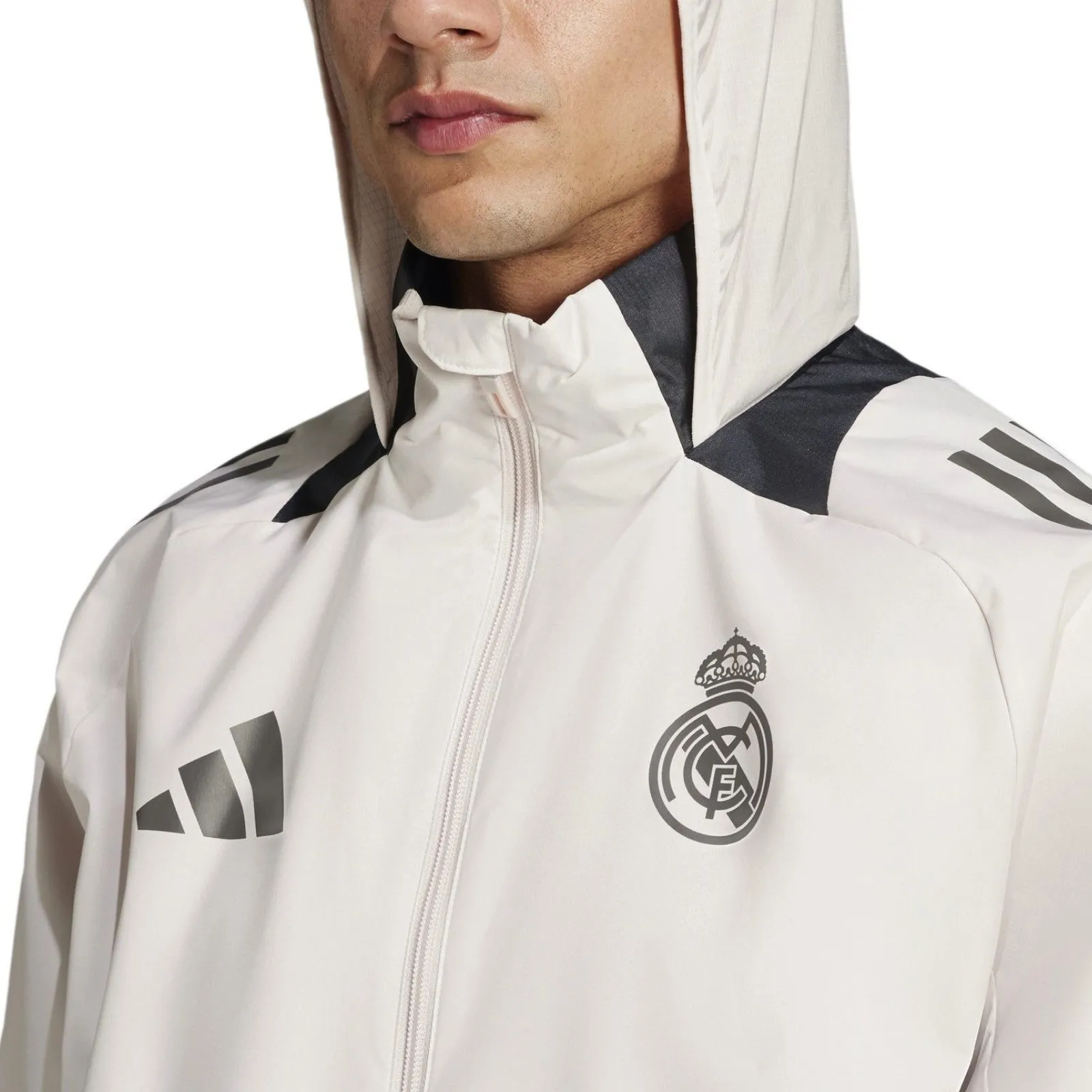 Real Madrid UCL soccer training rain jacket 2024/25 - Adidas