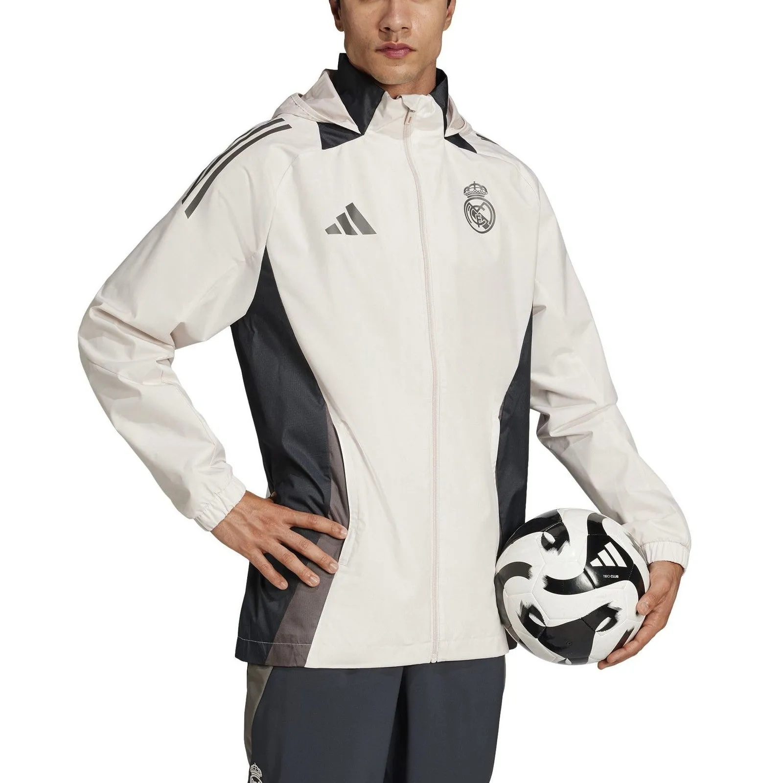 Real Madrid UCL soccer training rain jacket 2024/25 - Adidas