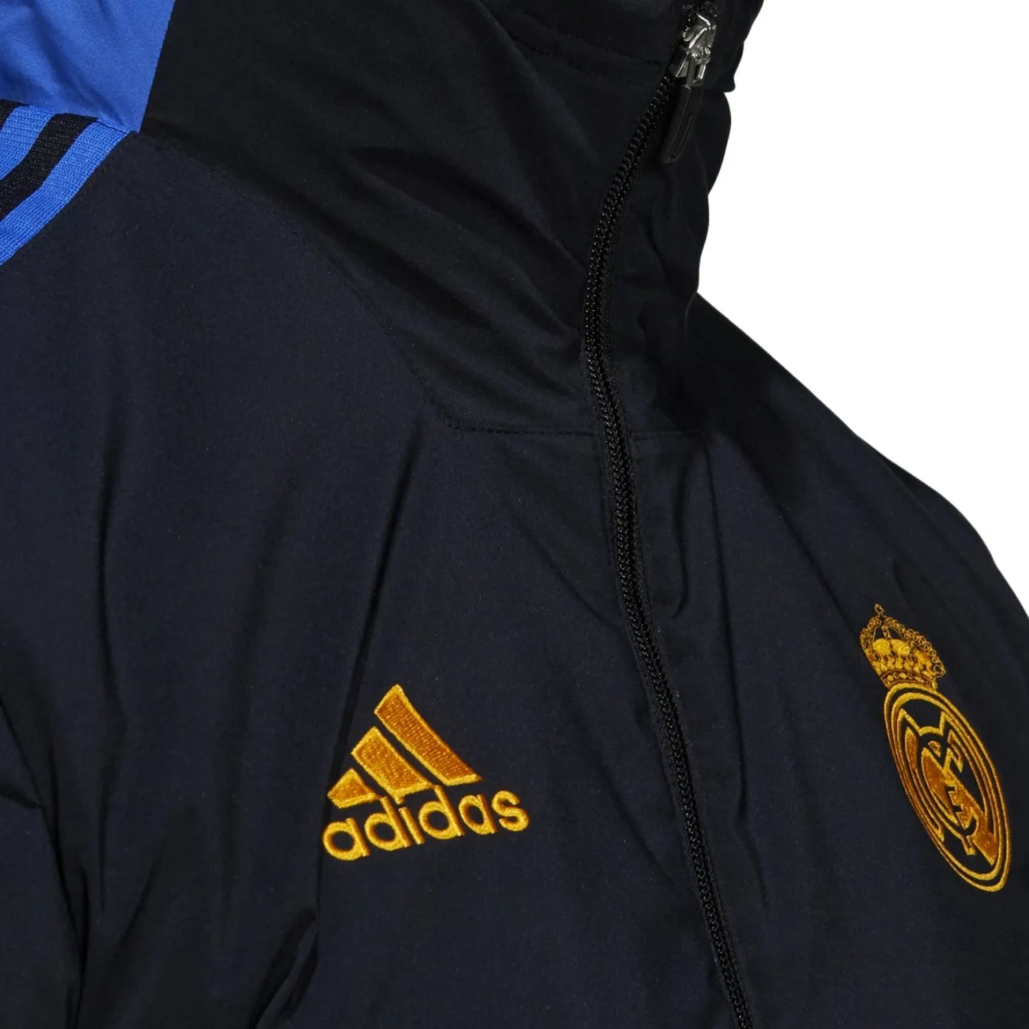 Real Madrid winter training bench soccer jacket 2021/22 - Adidas