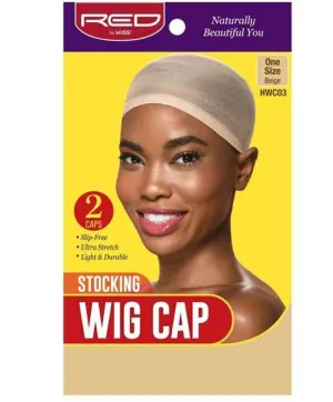Red By Kiss Stocking Wig Cap Beige HWC03