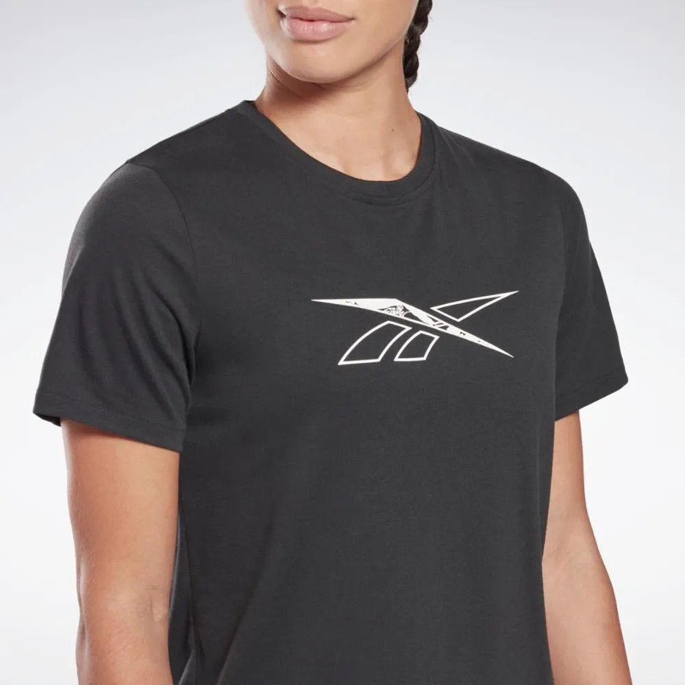 Reebok Apparel Women Workout Ready Supremium T-Shirt NGHBLK