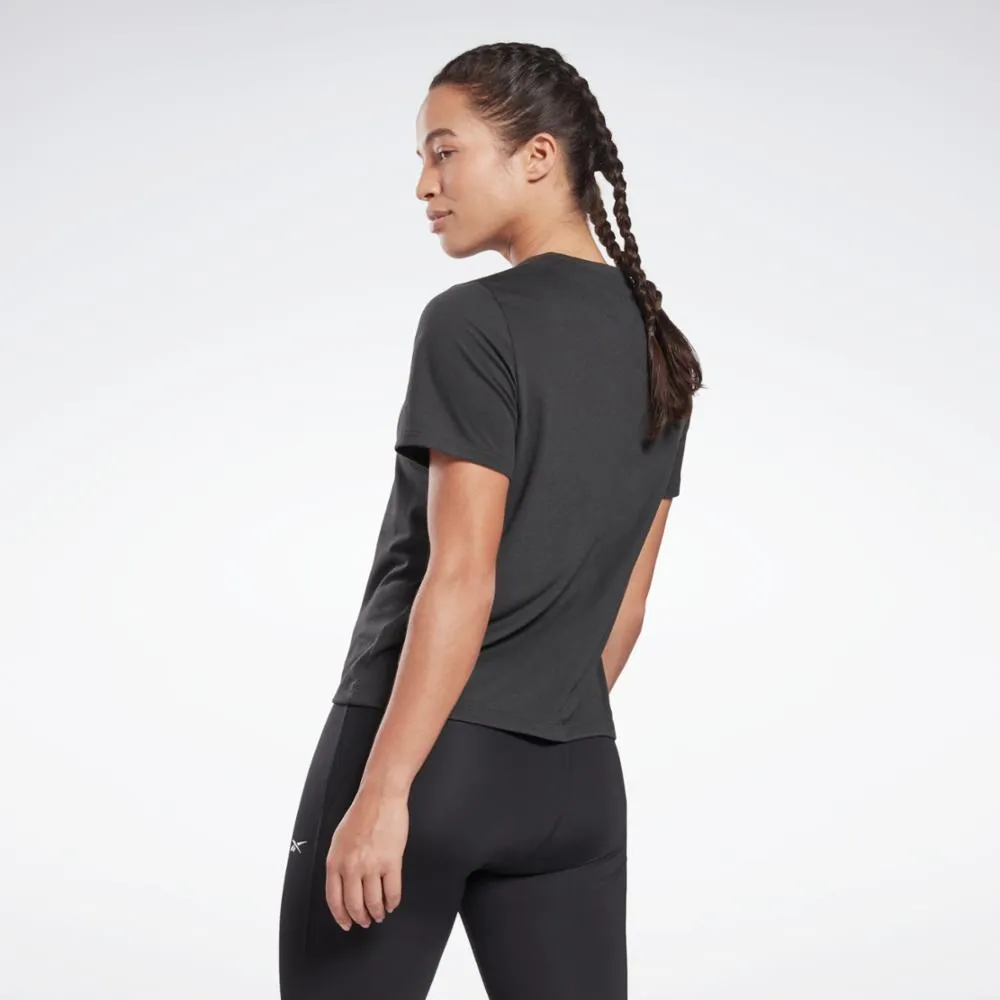 Reebok Apparel Women Workout Ready Supremium T-Shirt NGHBLK