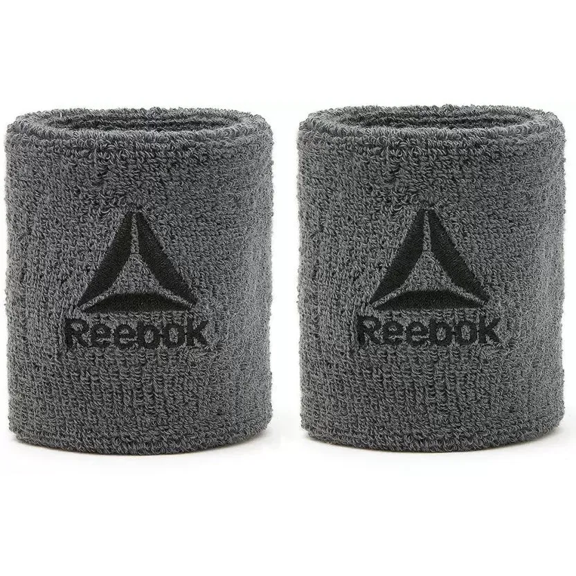 Reebok Sports Wristband, Long - Grey