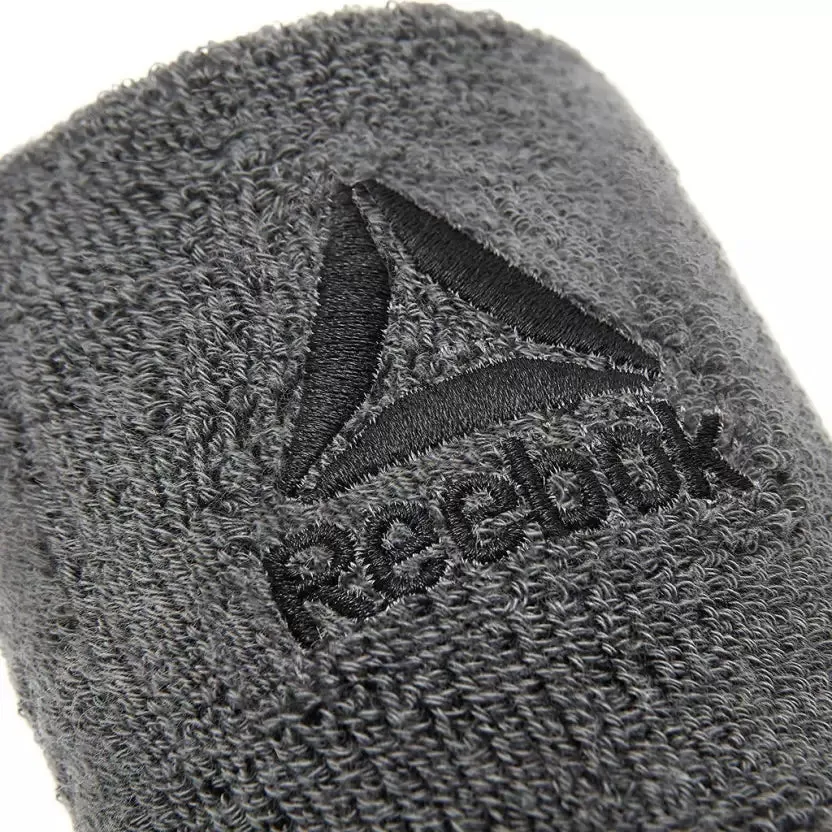 Reebok Sports Wristband, Long - Grey