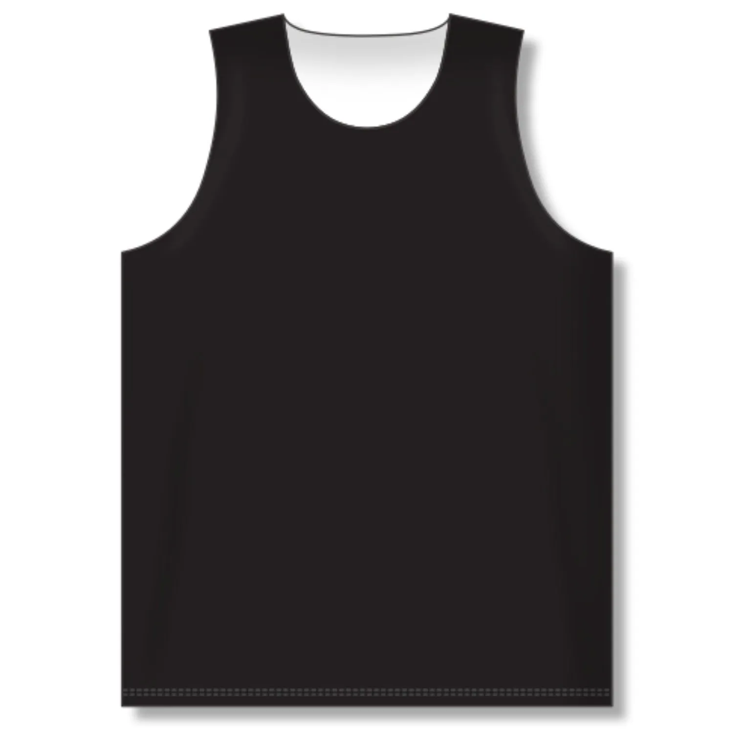 Reversible Dry- Flex Black Basketball Jersey