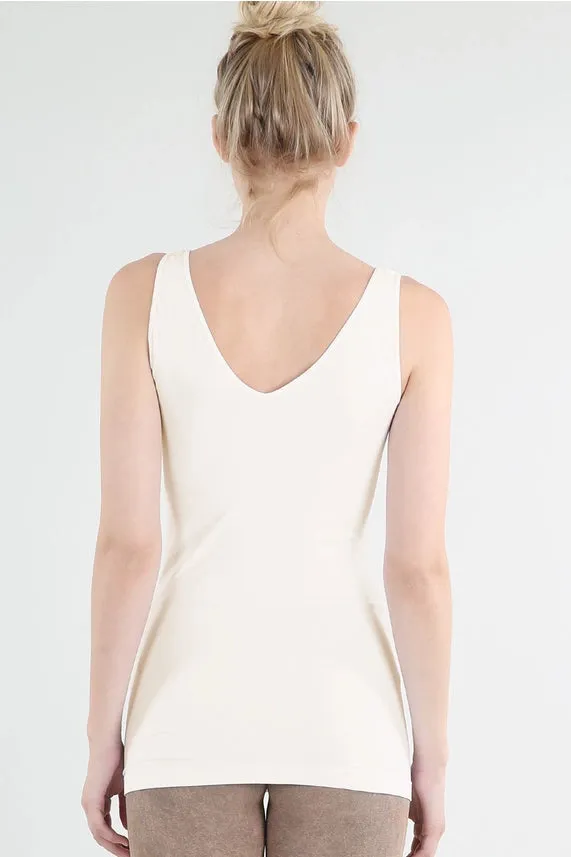 Reversible Tank Top | Ivory | NikiBiki