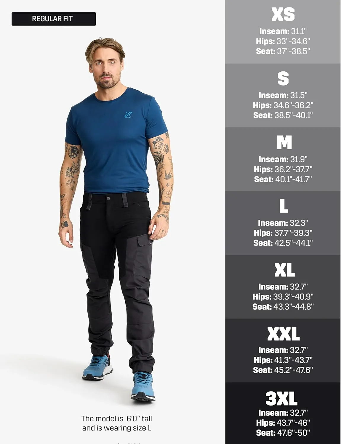 RevolutionRace Men's GP Pants, Durable Pants for All Outdoor Activities