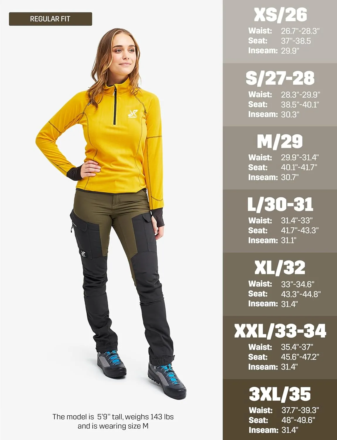 RevolutionRace Women's GP Pants, Durable Pants for All Outdoor Activities
