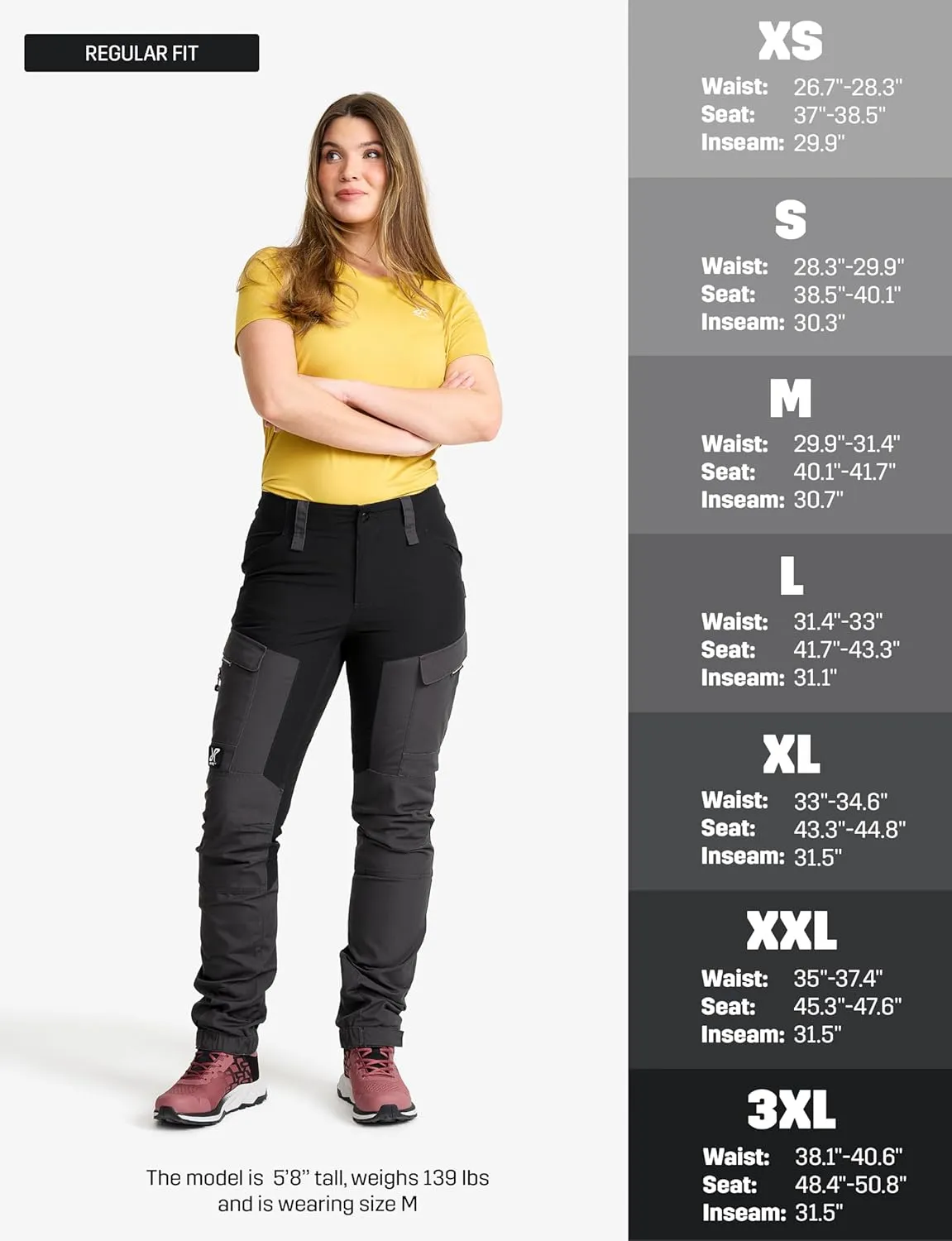 RevolutionRace Women's GP Pants, Durable Pants for All Outdoor Activities