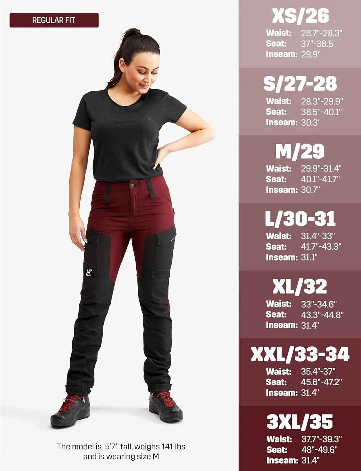 RevolutionRace Women's GP Pants, Durable Pants for All Outdoor Activities
