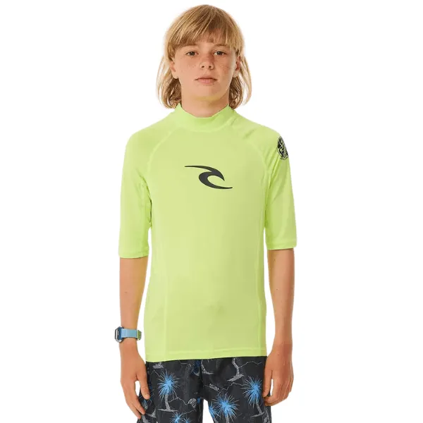 Rip Curl Junior Rash Vest Short Sleeve