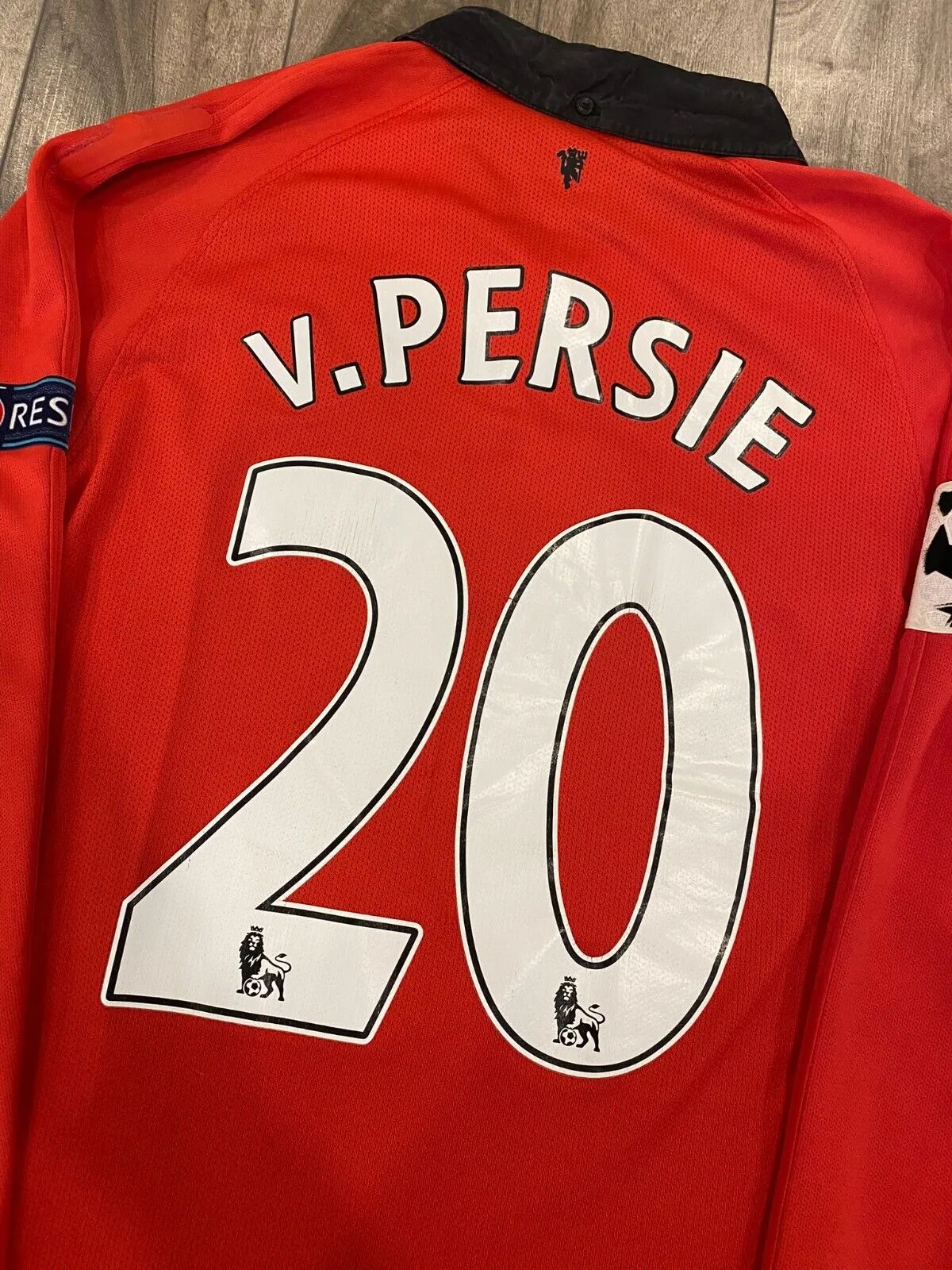 Robin van Persie Manchester United Jersey Mens Large Red Nike LongSleeve 2013/14