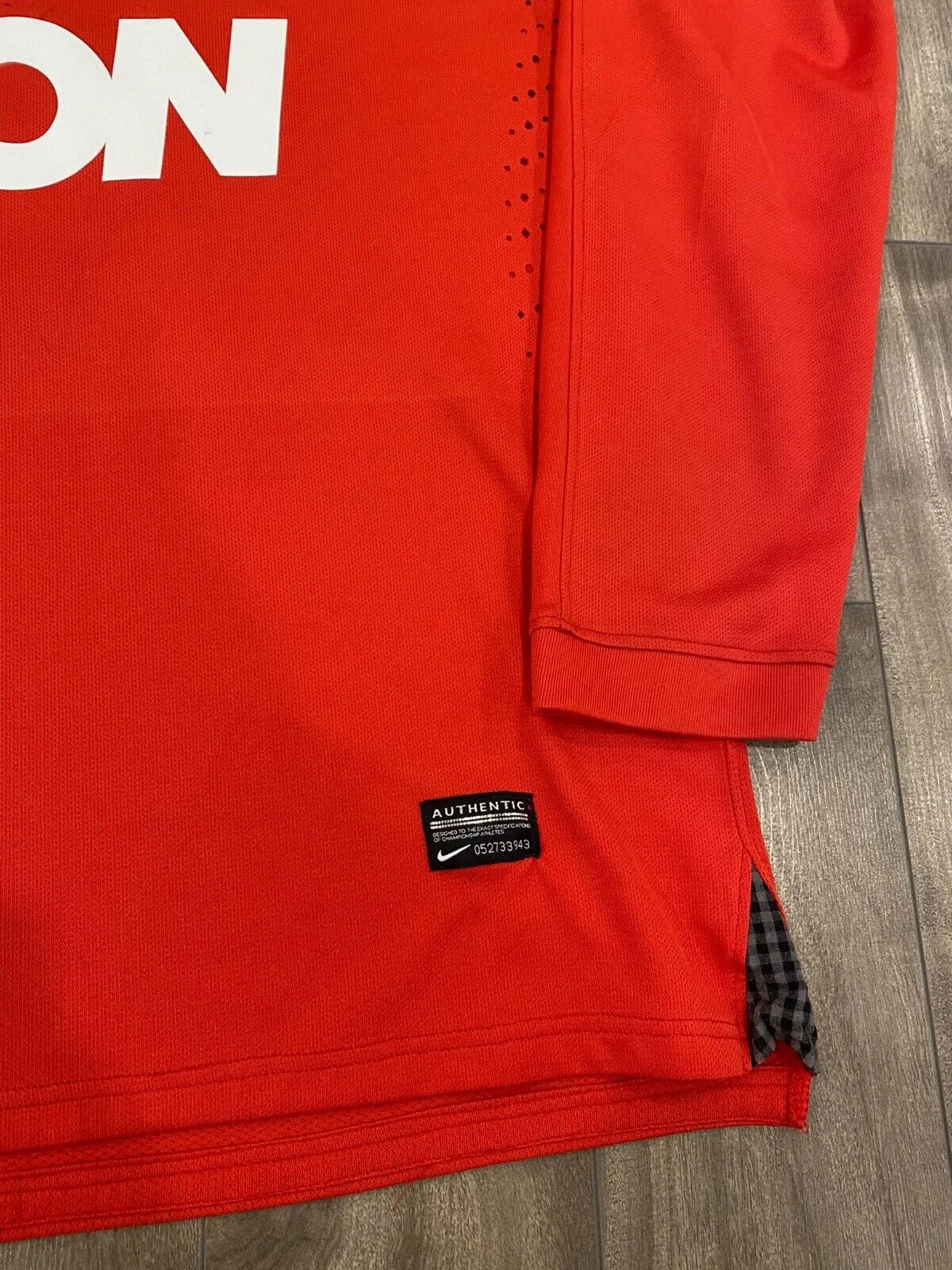Robin van Persie Manchester United Jersey Mens Large Red Nike LongSleeve 2013/14