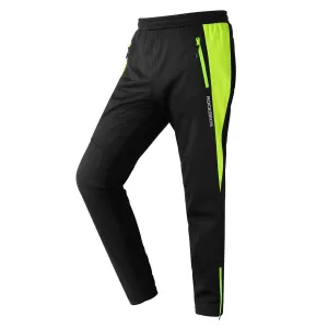 ROCKBROS Winter Thermal Windproof Softshell Cycling Trousers Bright Green