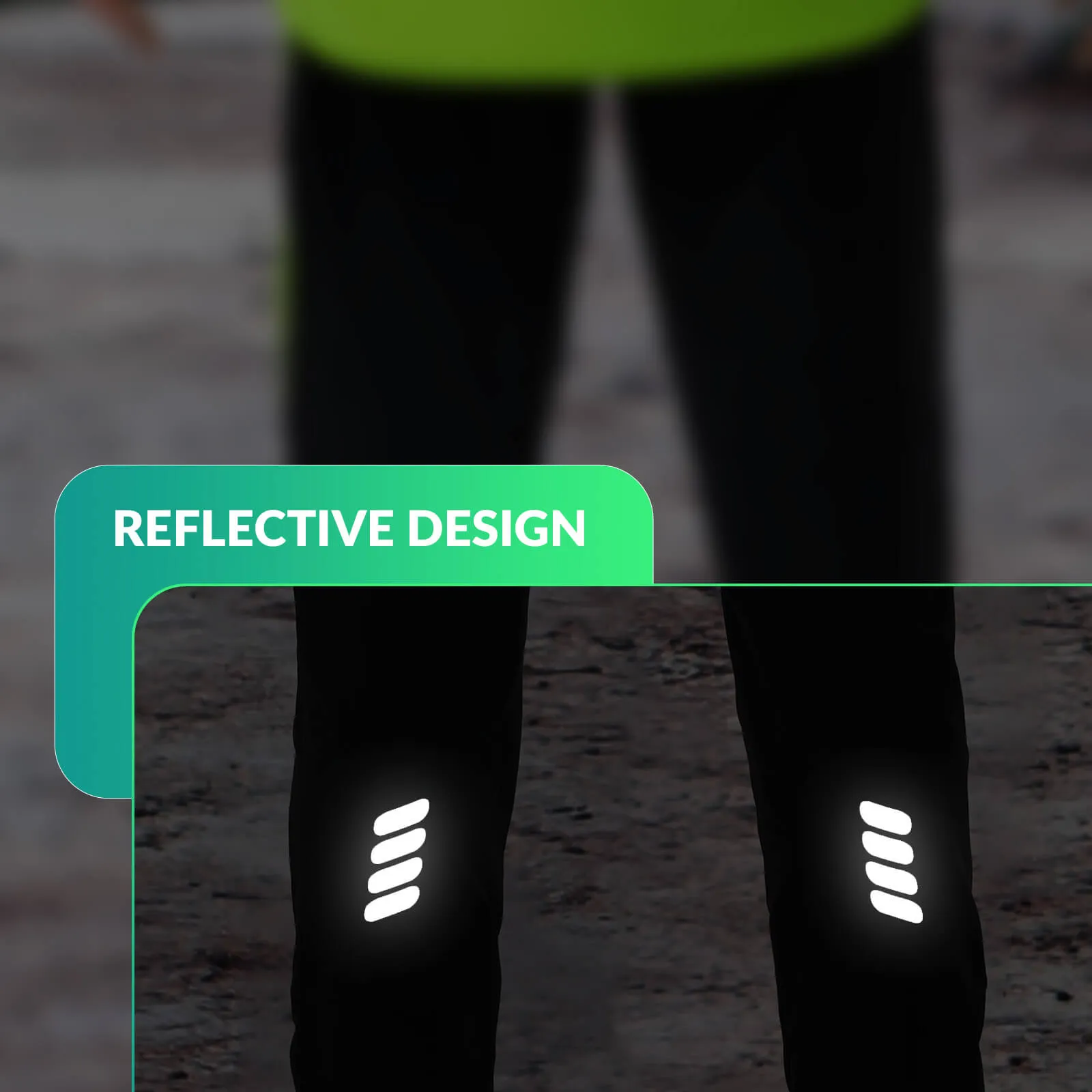 ROCKBROS Winter Thermal Windproof Softshell Cycling Trousers Bright Green