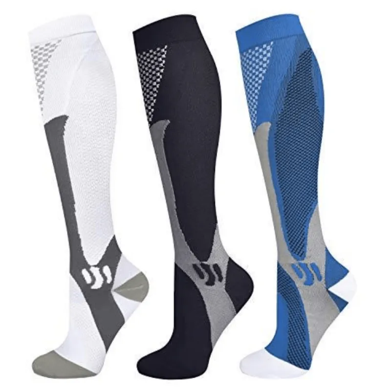 Running Compression Stockings 20-30 Mmhg Sports Socks (3-Pack)