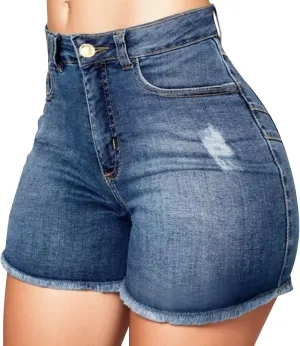Rvidbe Jean Shorts Womens Stretchy Women's High Waisted Ripped Stretchy Denim Hot Short Summer Jean Shorts Jean Shorts Womens Frayed