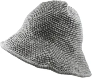 RW Knitted Crochet Fordable Hat with Flexible Wire Brim