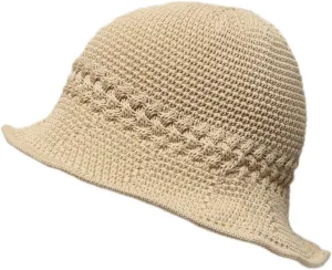 RW Knitted Crochet Fordable Hat with Flexible Wire Brim