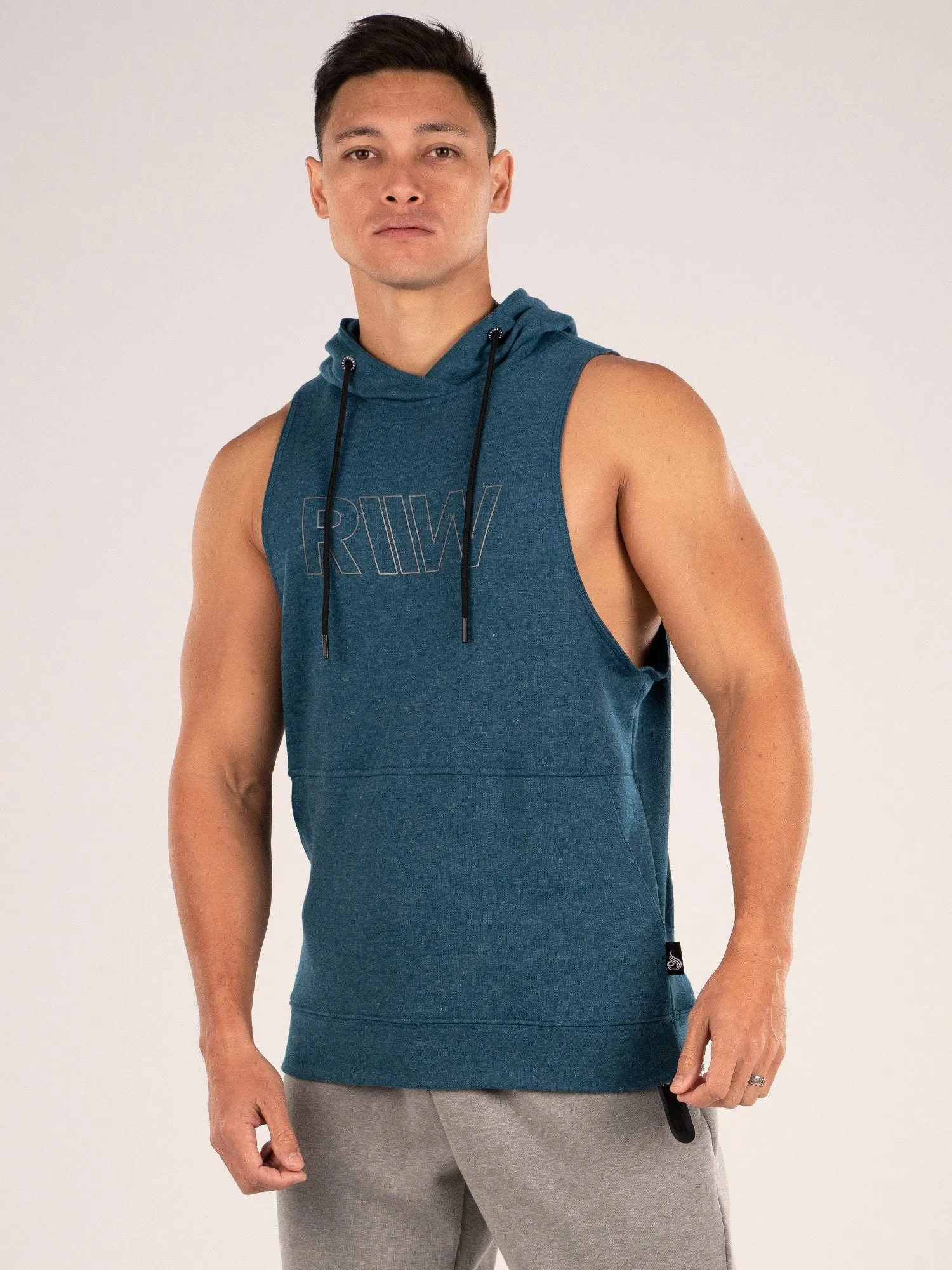 Ryderwear Royal Sleeveless Hoodie - Teal