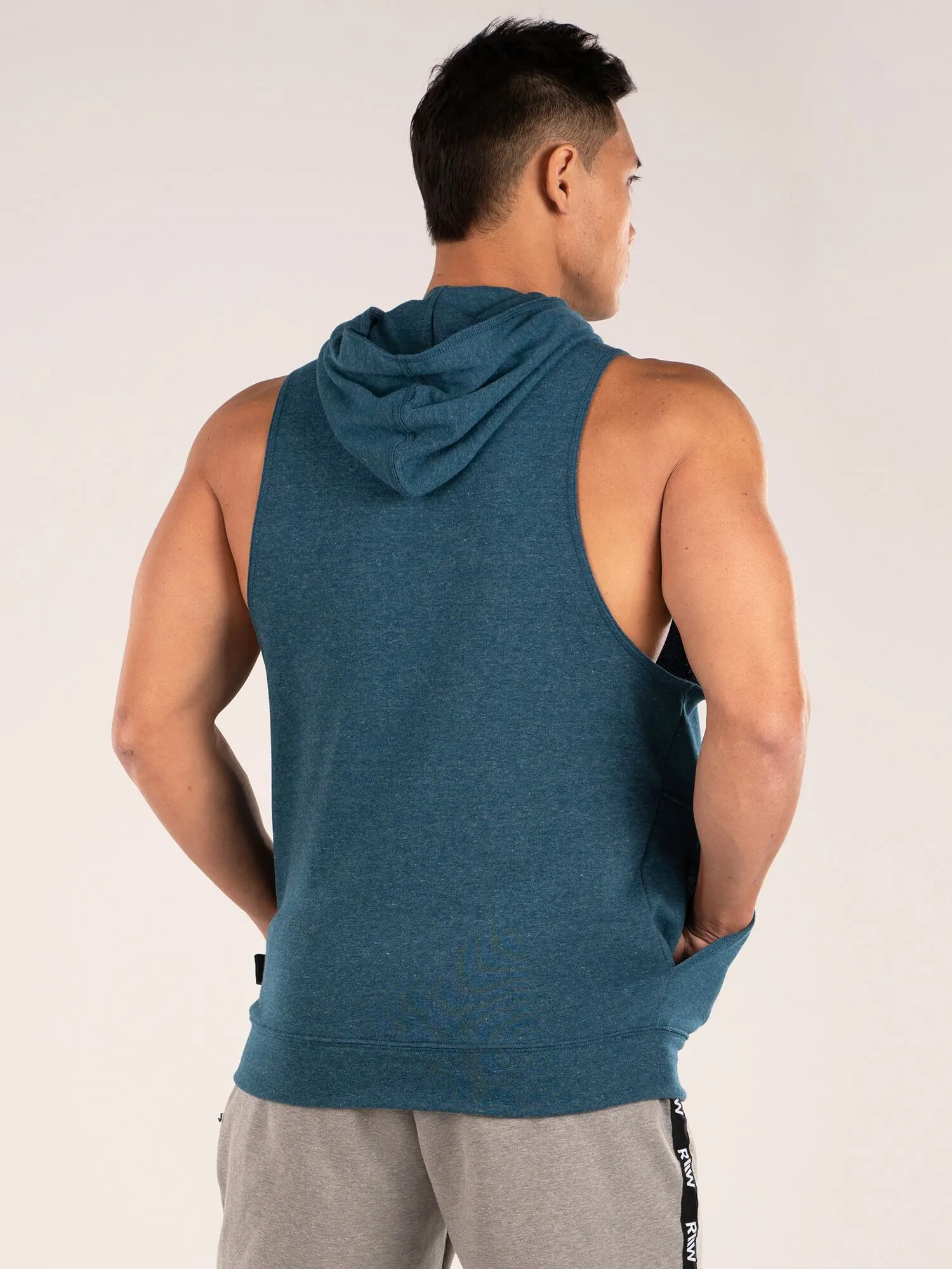 Ryderwear Royal Sleeveless Hoodie - Teal