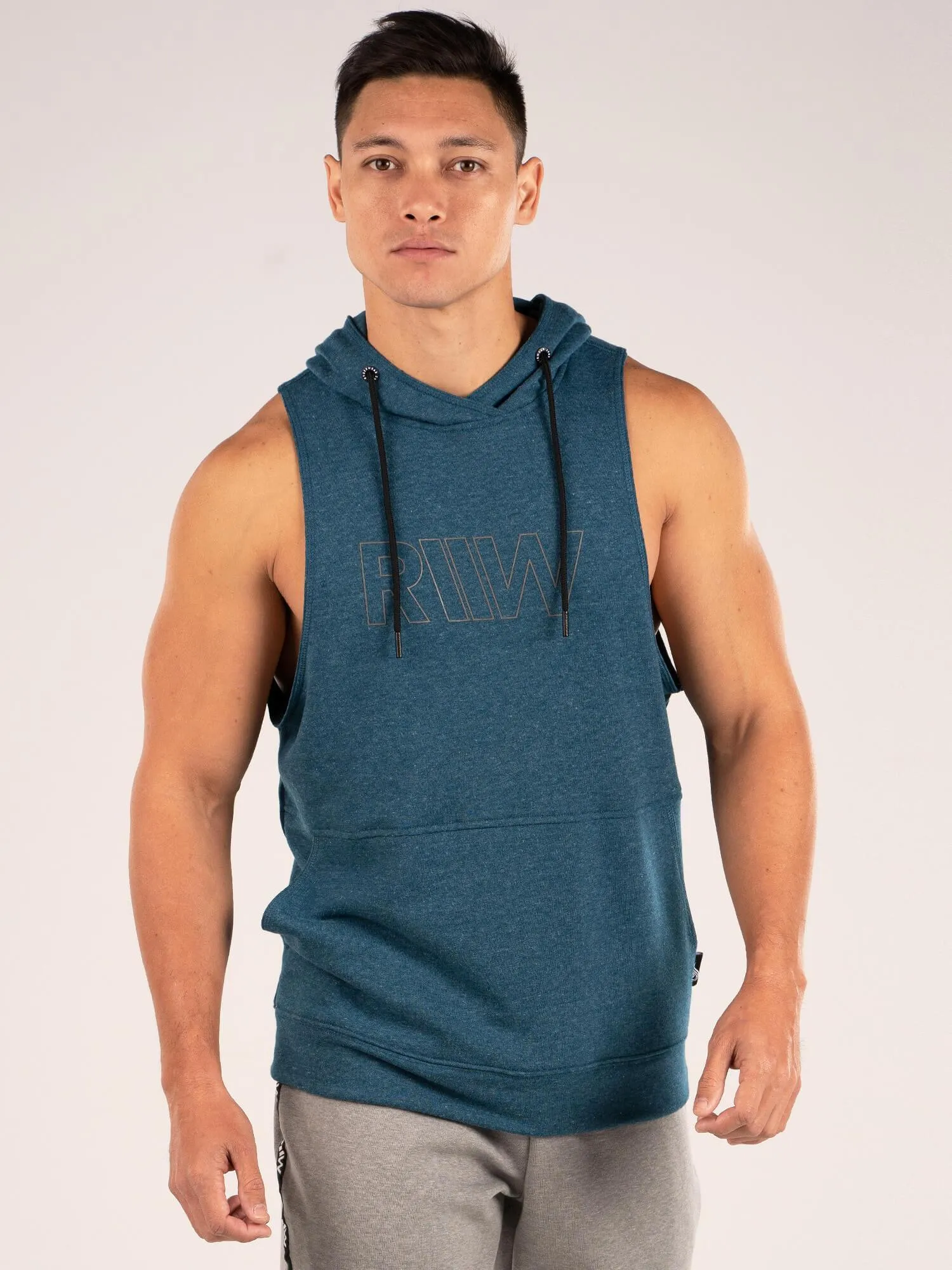 Ryderwear Royal Sleeveless Hoodie - Teal