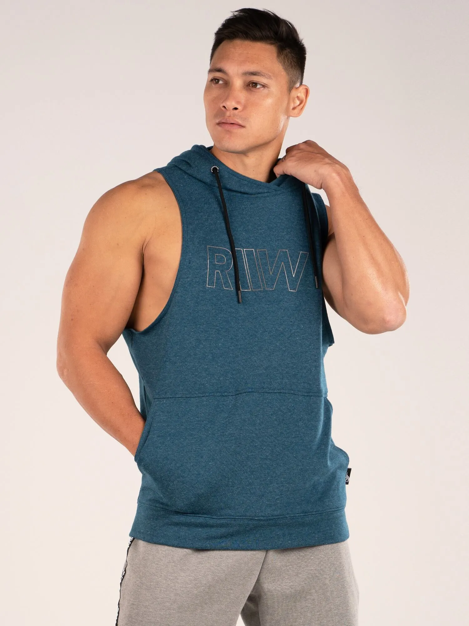 Ryderwear Royal Sleeveless Hoodie - Teal