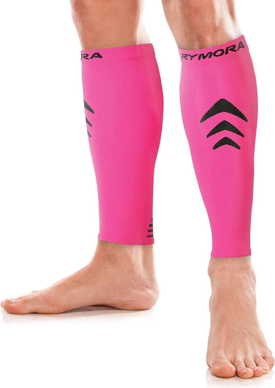 Rymora Calf Compression Sleeves Men Women - Leg Compression Sleeve Footless Socks - Shin Splint Relief Fitness Running