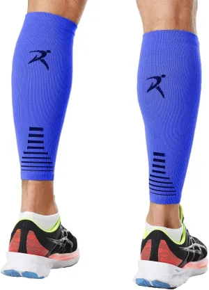 Rymora Calf Compression Sleeves Men Women - Leg Compression Sleeve Footless Socks - Shin Splint Relief Fitness Running