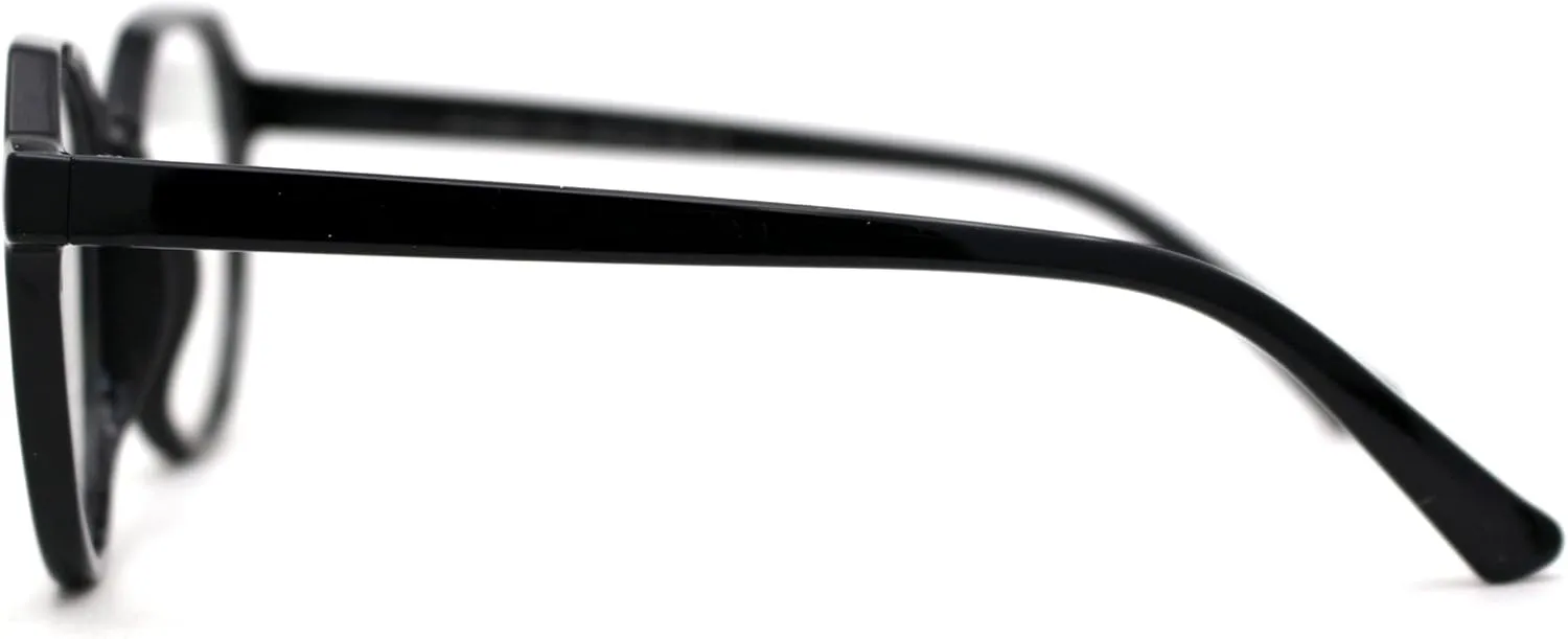 SA106 Kid Girls Flexible Rubber Geometric Keyhole Blue Light Filter Computer Glasses