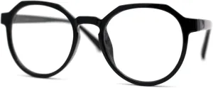 SA106 Kid Girls Flexible Rubber Geometric Keyhole Blue Light Filter Computer Glasses