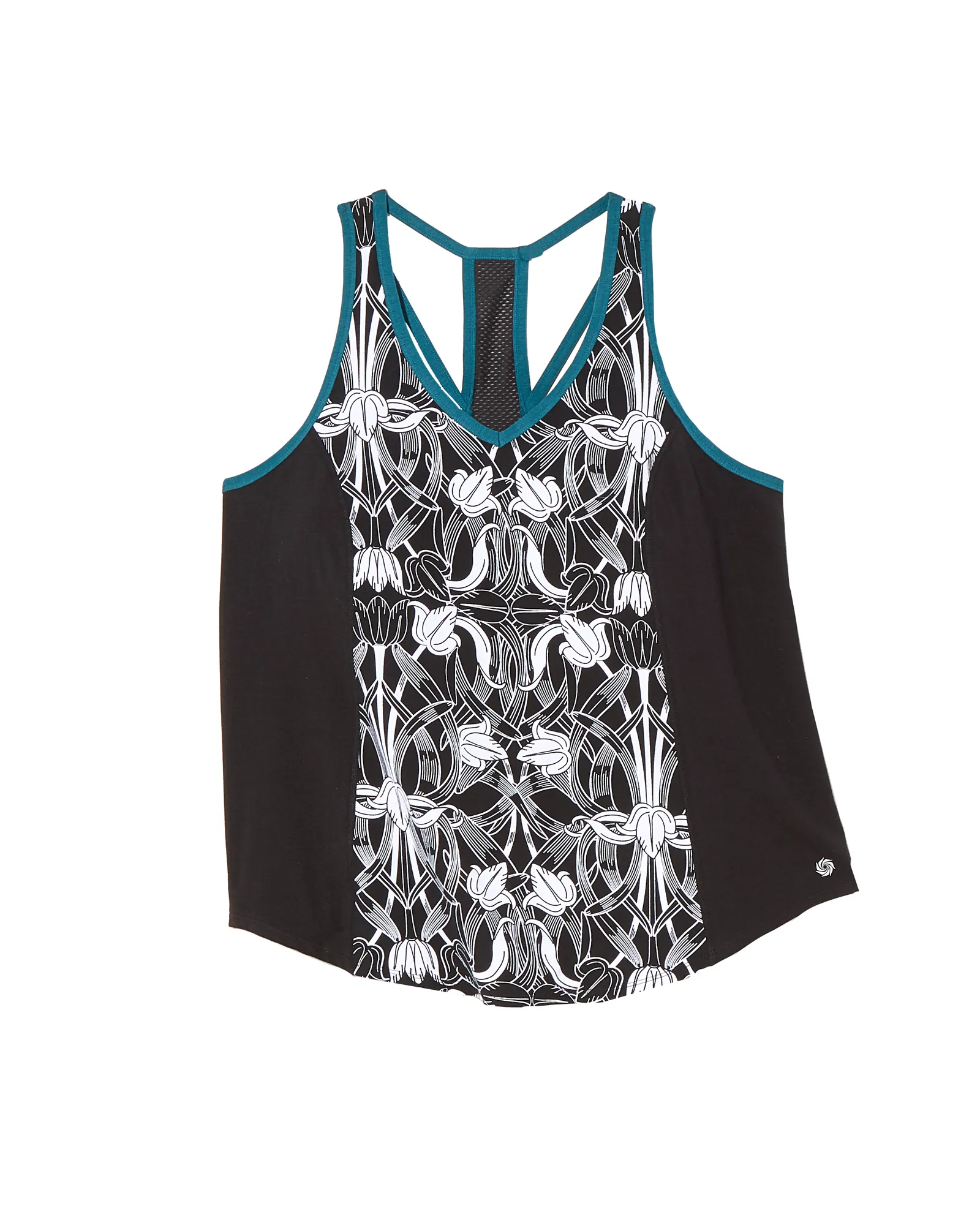 Saffron Tank | Black / White