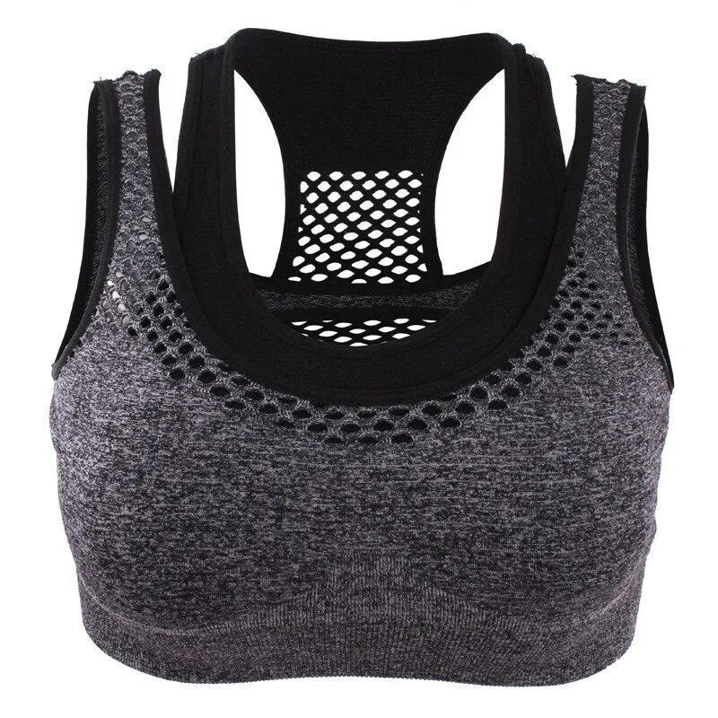 Safty High Stretch Breathable Sports Bra