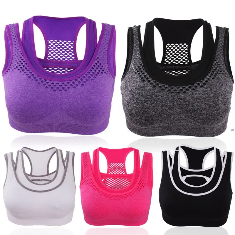 Safty High Stretch Breathable Sports Bra