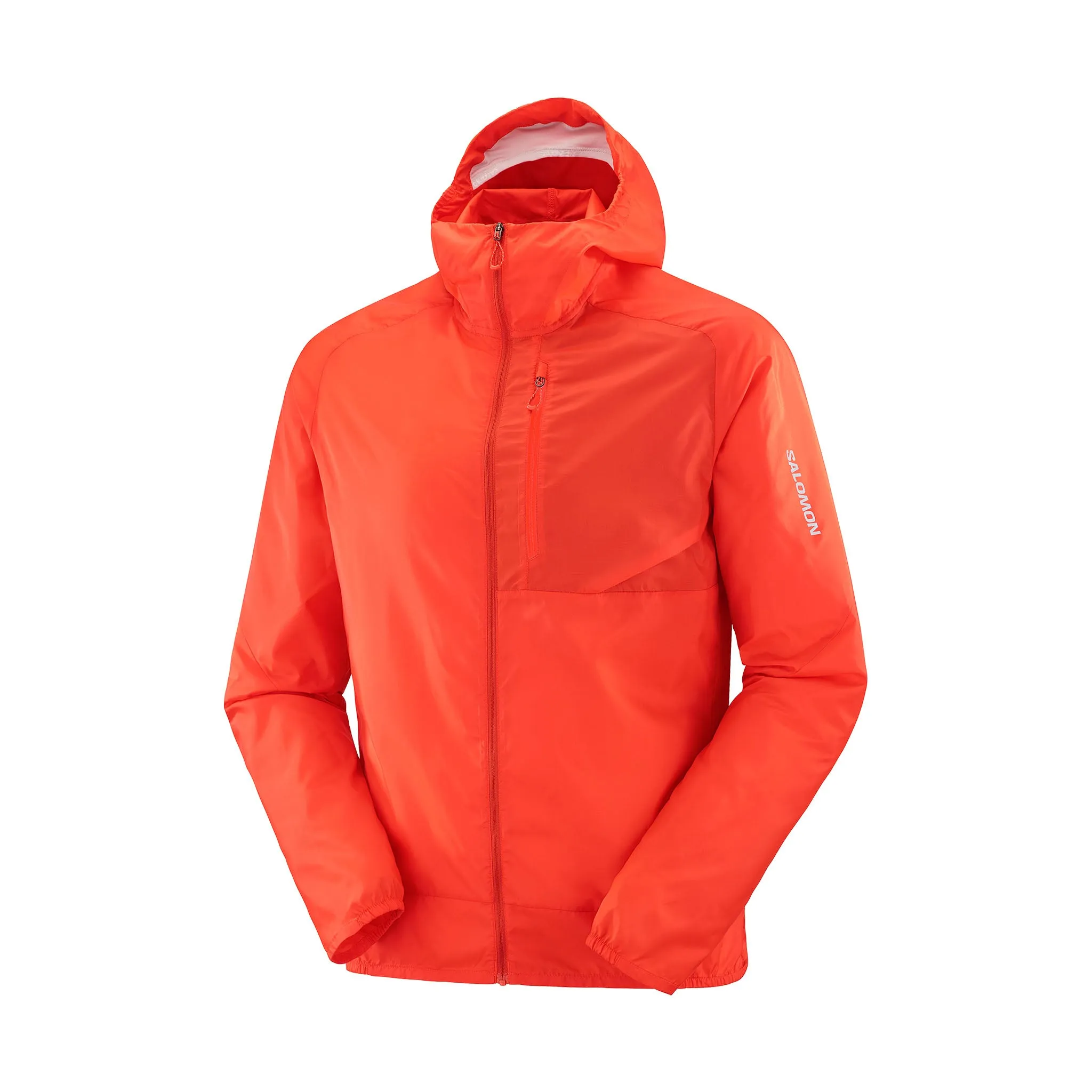 Salomon | Men's Bonatti Cross Wind Jacket Hoodie - Cherry Tomato