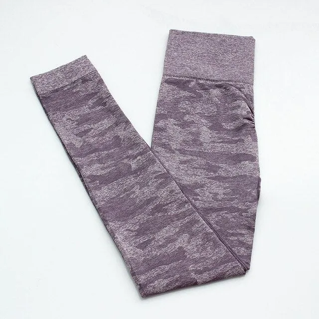 SALSPOR New Camo Seamless Leggings Women