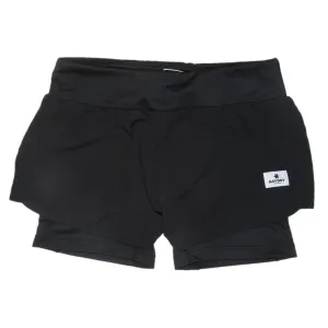SAYSKY Women's 2 In 1 Shorts Black