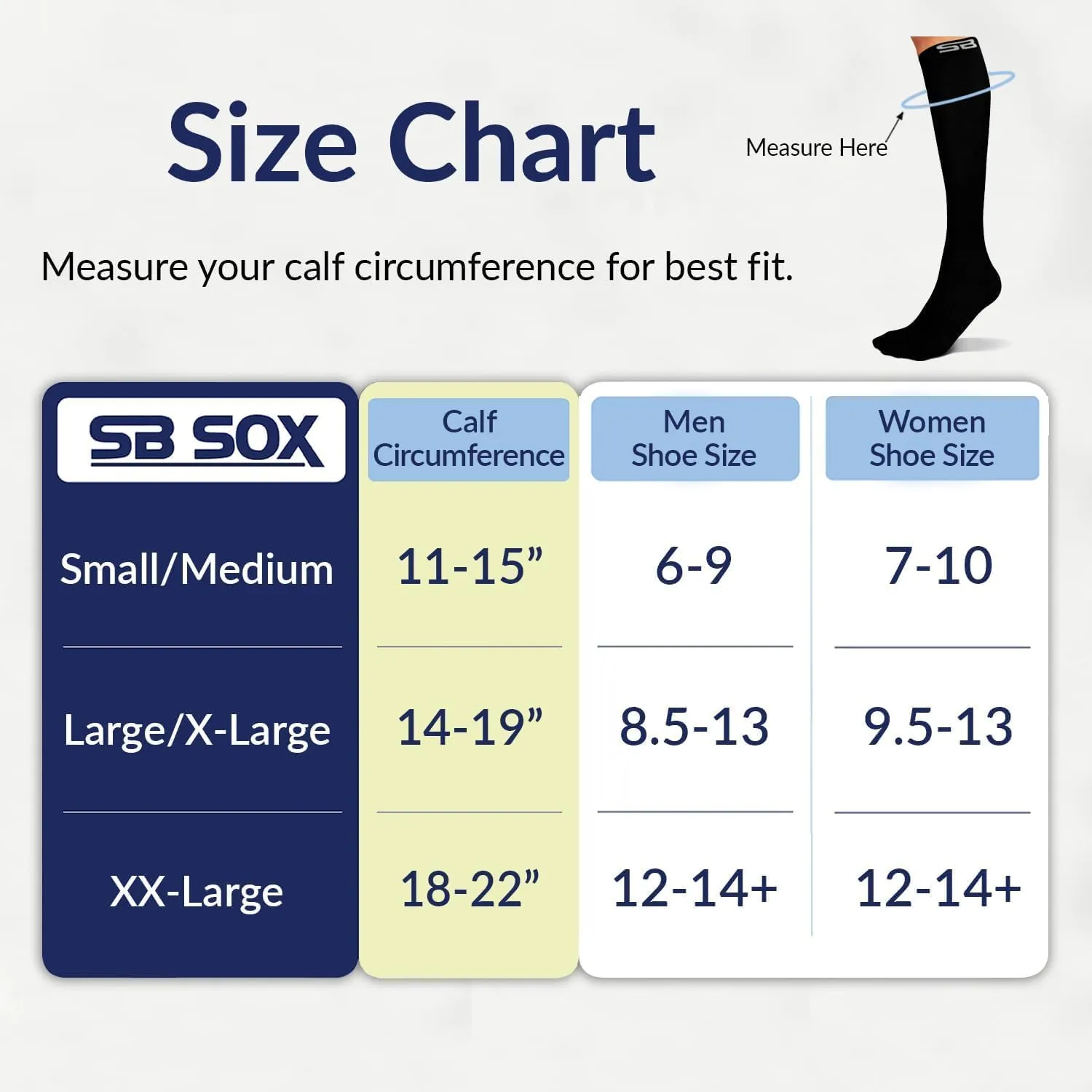 SB SOX 3-Pair Compression Socks for Women & Men (15-20mmHg) – Womens Compression Socks All Day Wear!