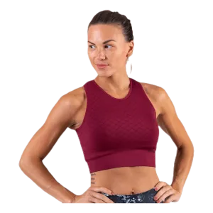 Seamless Crop Top Red