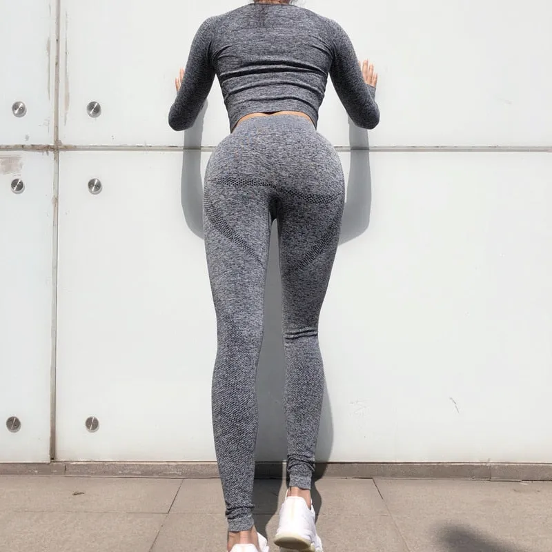 Seamless Gym Clothing Women Gym Yoga Set
