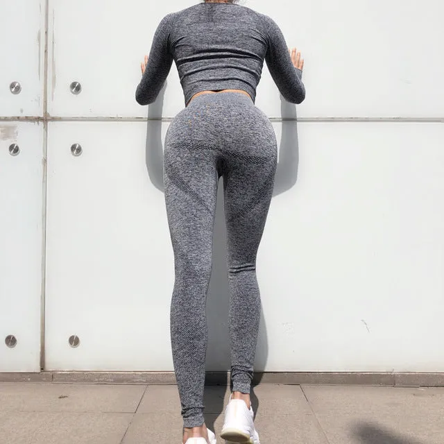 Seamless Gym Clothing Women Gym Yoga Set