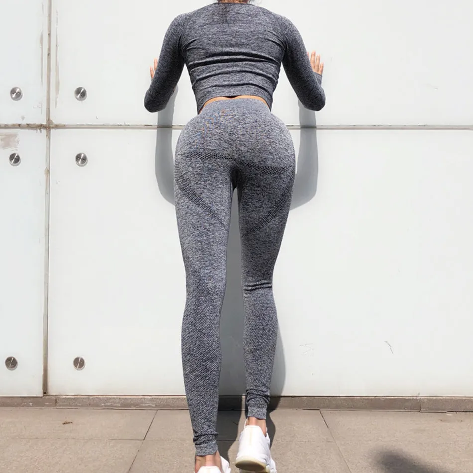 Seamless Gym Clothing Women Gym Yoga Set