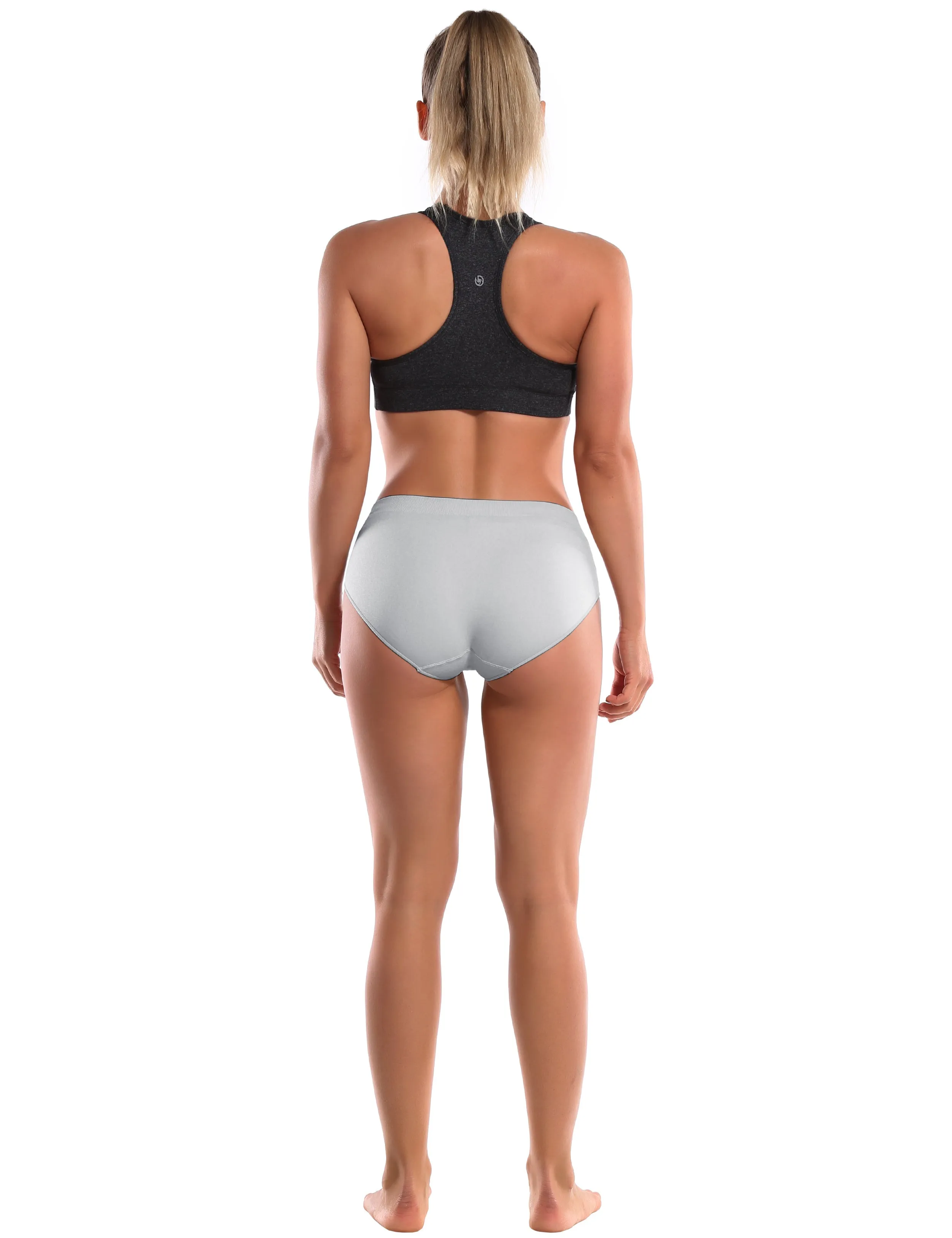 Seamless Sports Bikini Underwear gray_Pilates