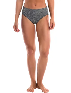 Seamless Sports Bikini Underwear heathercharcoal_yogastudio