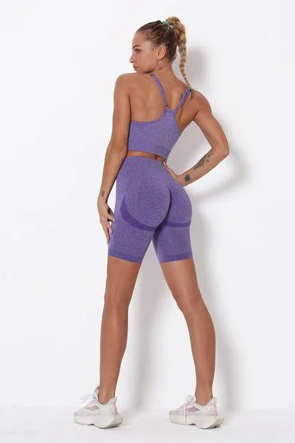 Seamless Women Short Yoga Sets