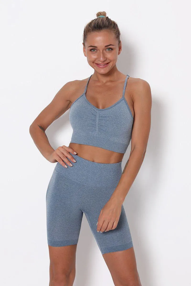 Seamless Women Short Yoga Sets